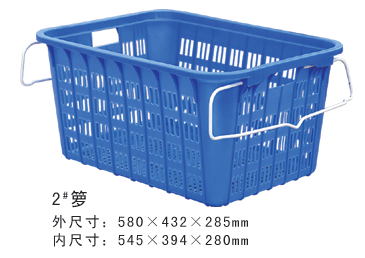 2#塑料周轉籮 塑料膠筐 塑料周轉筐